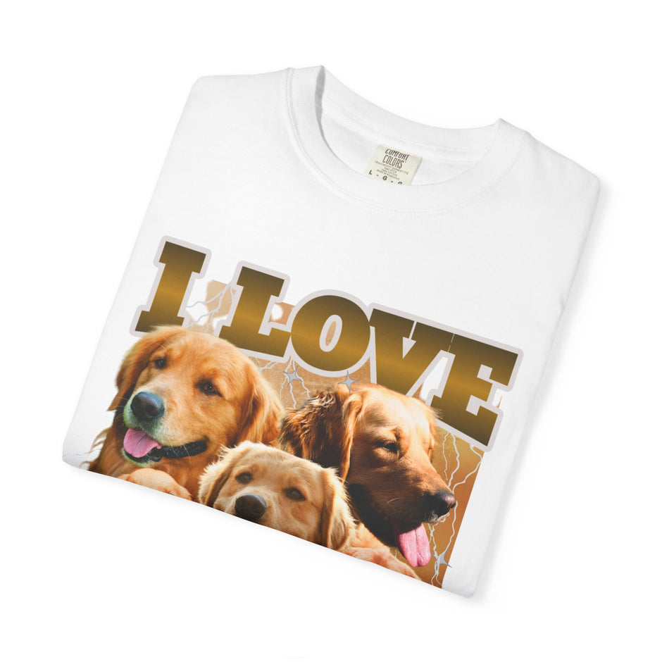 I LOVE DUMB BLONDES – PERSONALIZED PET PHOTO T-SHIRT