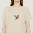 EMBROIDERED PET FACE T-SHIRT -  PERSONALIZED PET T-SHIRT