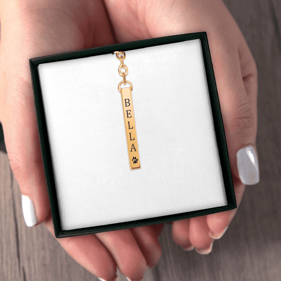 PERSONALIZED PET NAME KEYCHAIN