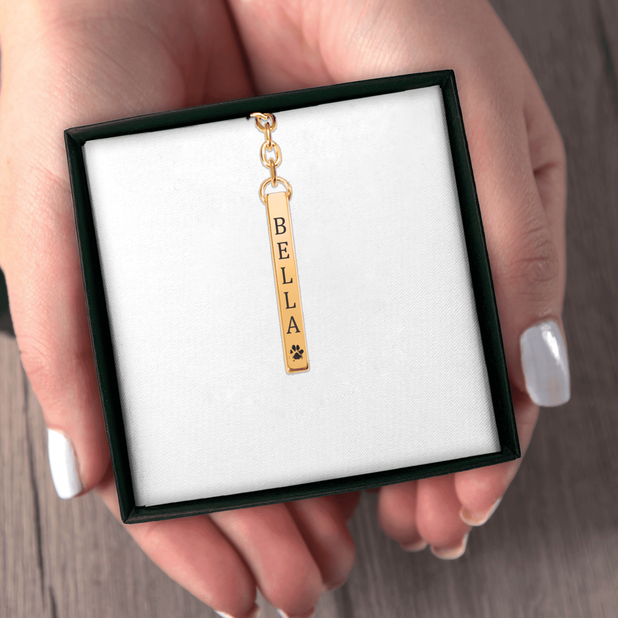 PERSONALIZED PET NAME KEYCHAIN
