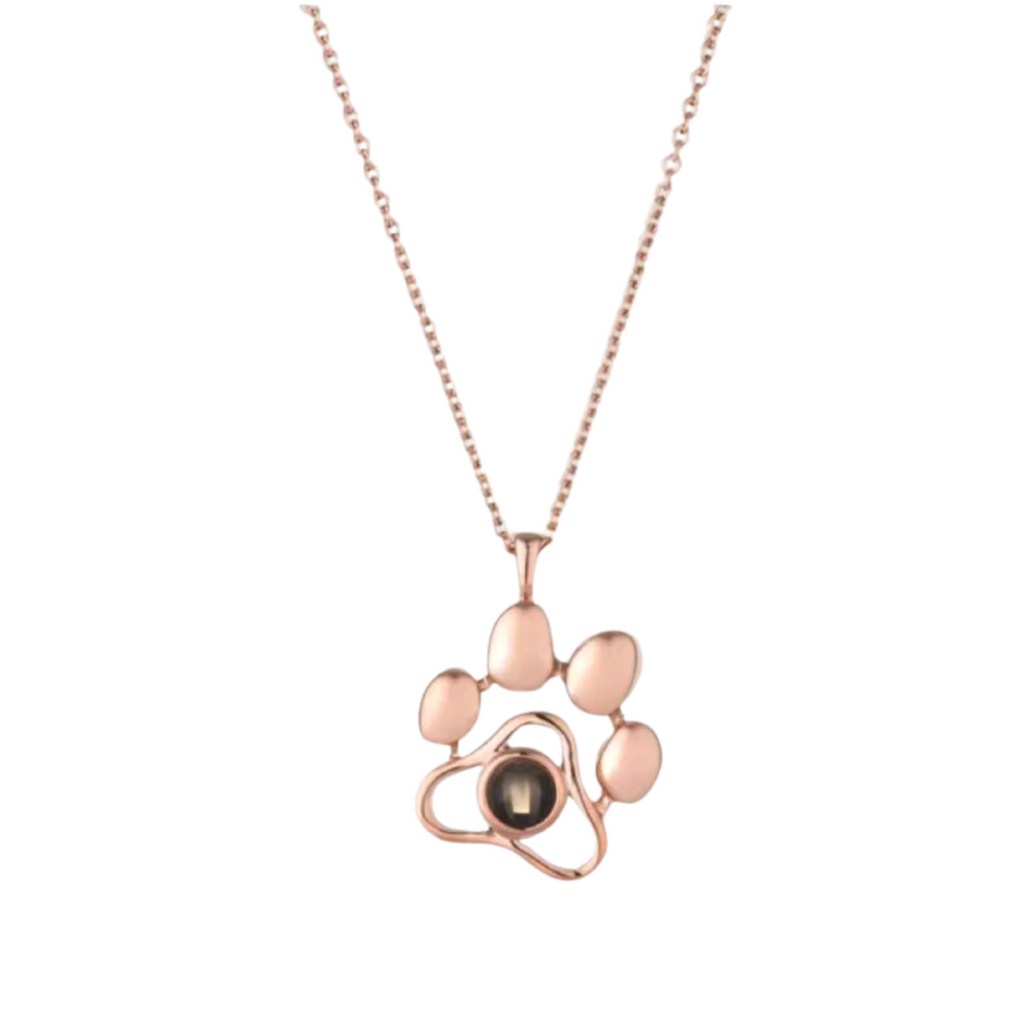 PET PROJECTION PHOTO NECKLACE -  PERSONALIZED PHOTO