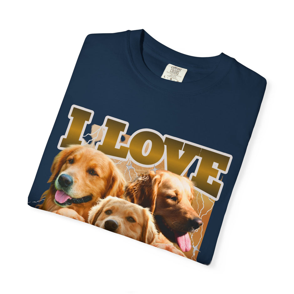 I LOVE DUMB BLONDES – PERSONALIZED PET PHOTO T-SHIRT