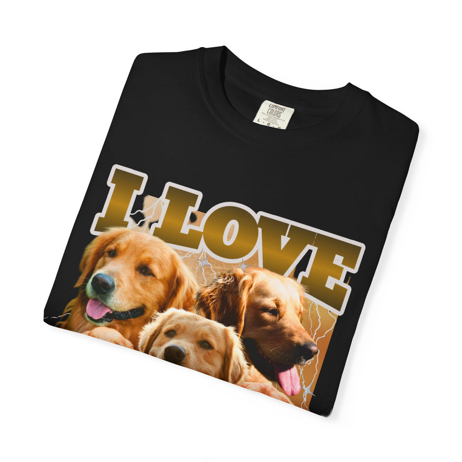 I LOVE DUMB BLONDES – PERSONALIZED PET PHOTO T-SHIRT