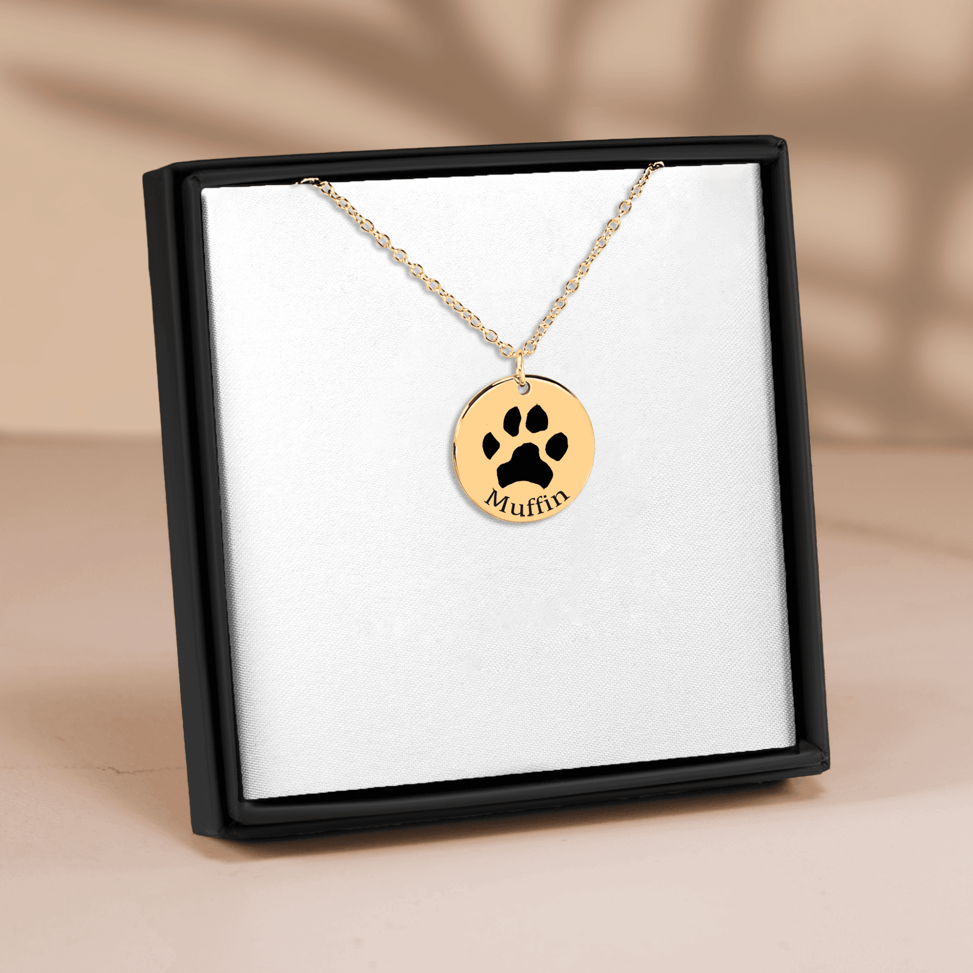 PERSONALIZED PAW PRINT NECKLACE