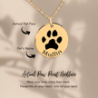 PERSONALIZED PAW PRINT NECKLACE