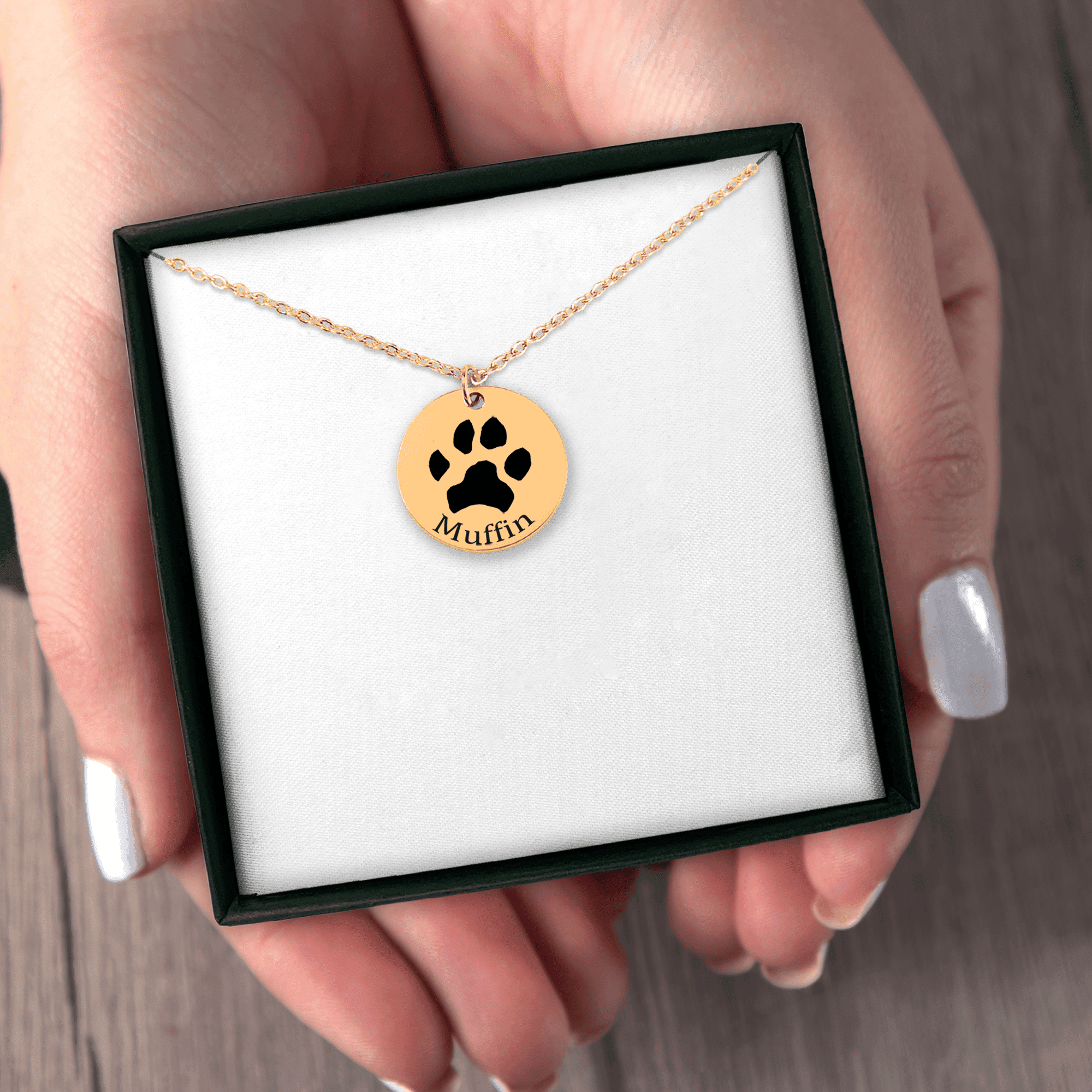 PERSONALIZED PAW PRINT NECKLACE