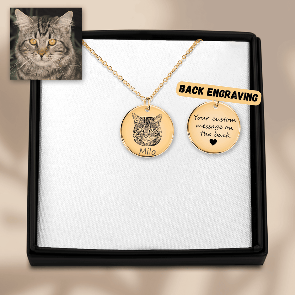 PERSONALIZED PET FACE PORTRAIT NECKLACE